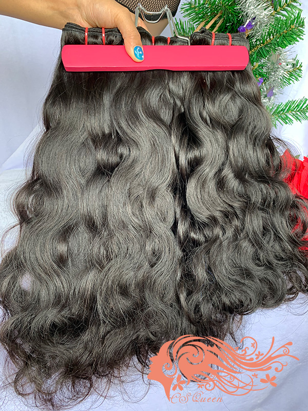 Csqueen Raw Light Wave 3 Bundles Unprocessed Human Hair